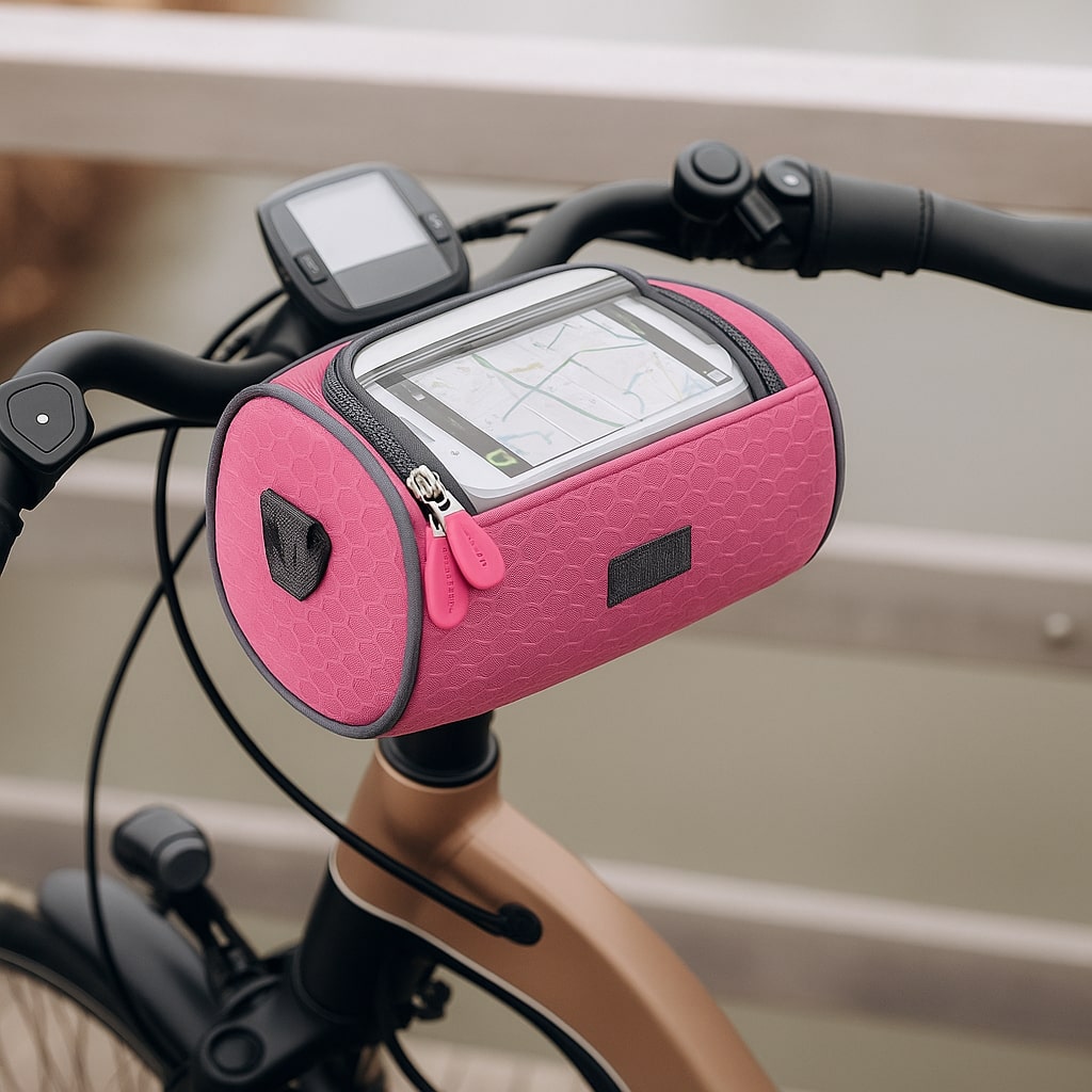 Borsa da Manubrio per Bicicletta | Borsa Bici Impermeabile con Finestra Touchscreen
