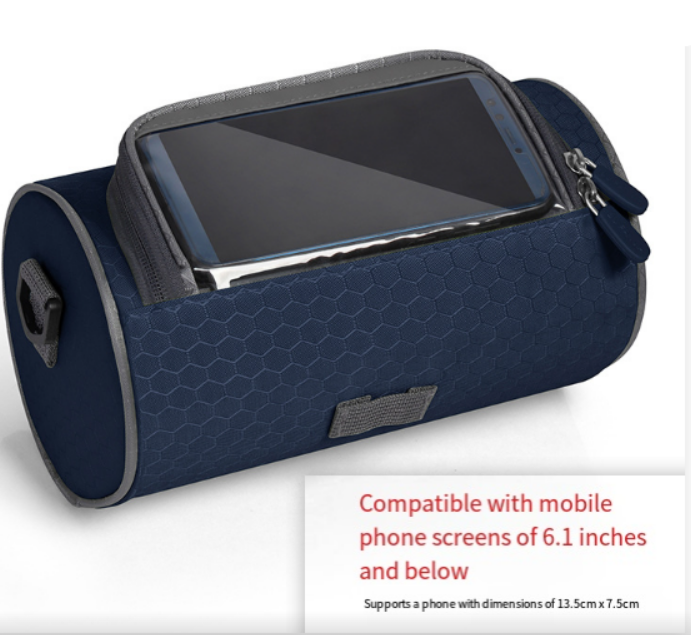 Borsa da Manubrio per Bicicletta | Borsa Bici Impermeabile con Finestra Touchscreen