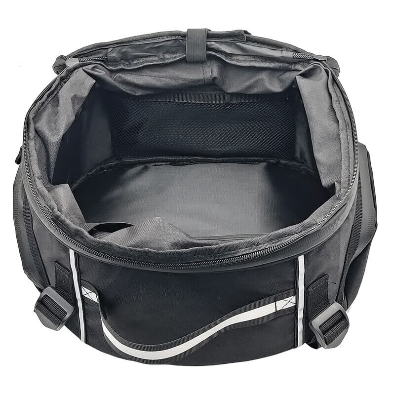 Borsa da moto idrorepellente unisex per attrezzatura con scomparti multipli