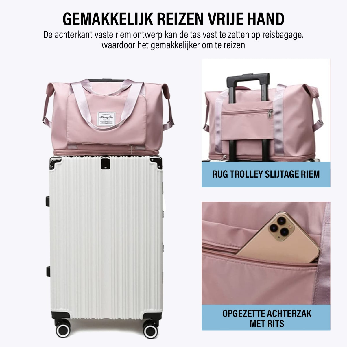 Borsa impermeabile ed estendibile
