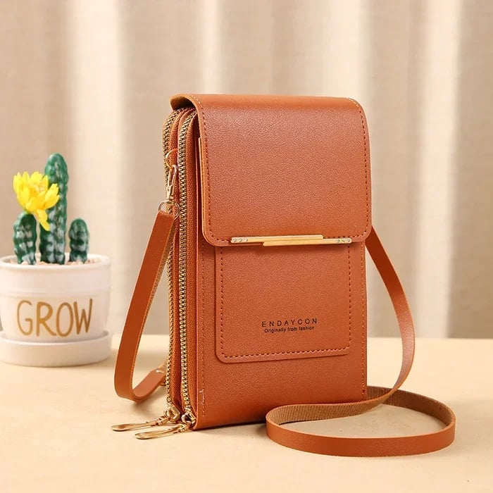 Borsa in pelle con protezione antifurto