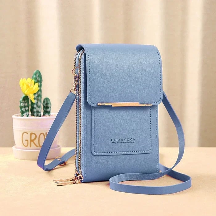 Borsa in pelle con protezione antifurto