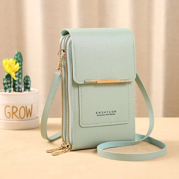 Borsa in pelle con protezione antifurto