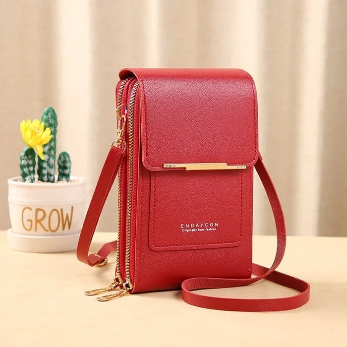 Borsa in pelle con protezione antifurto