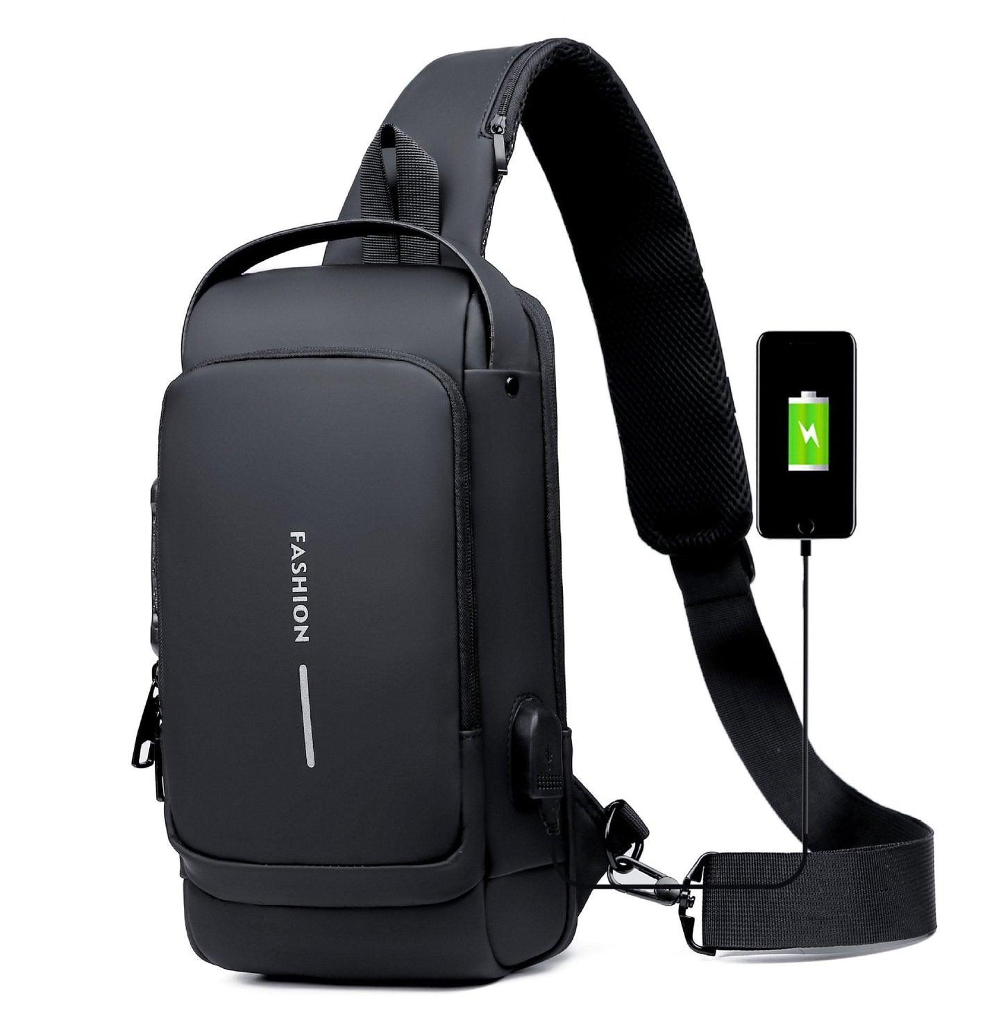 Borsa monospalla di sicurezza antifurto