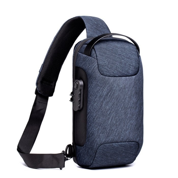 Borsa monospalla di sicurezza antifurto