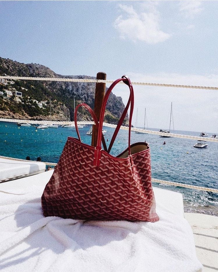 Borsa Shopper Lussuosa | Elegante e Capiente | Bordeaux