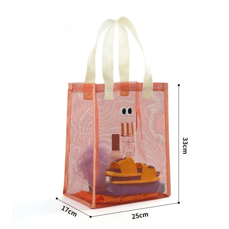 Borsa Tote da Spiaggia in Rete per Bambini