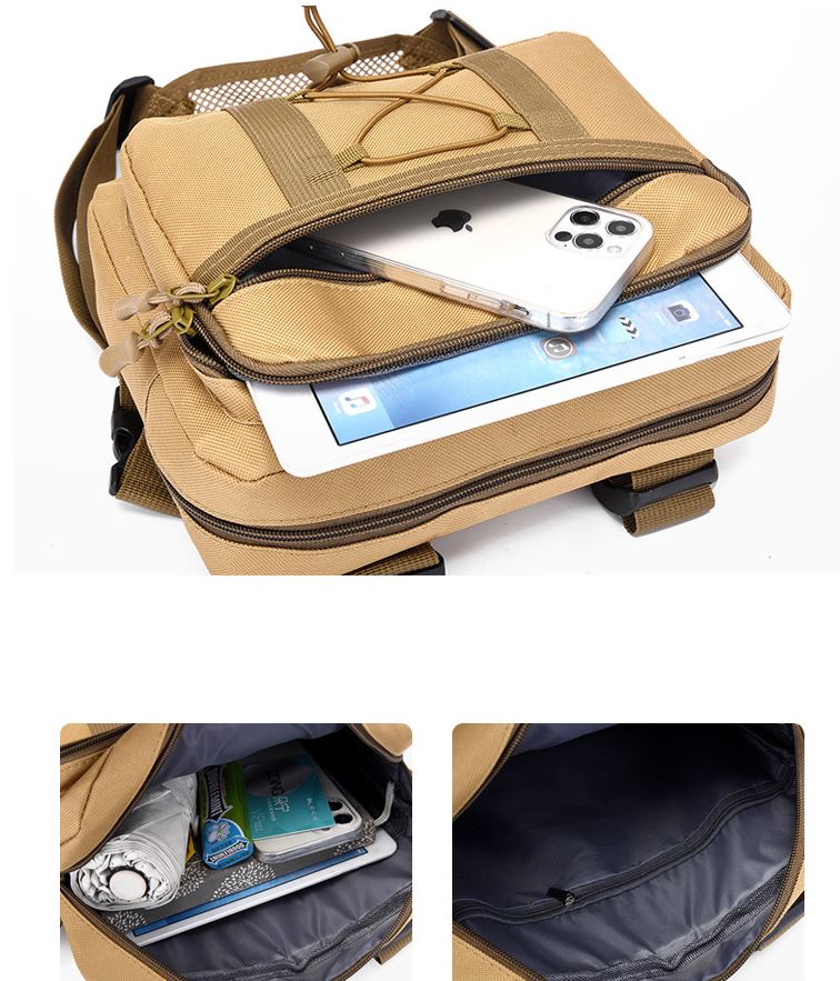 Borsello da Petto Tattico Chest Rig Unisex - Equipaggiamento Impermeabile per Attività all'Aperto