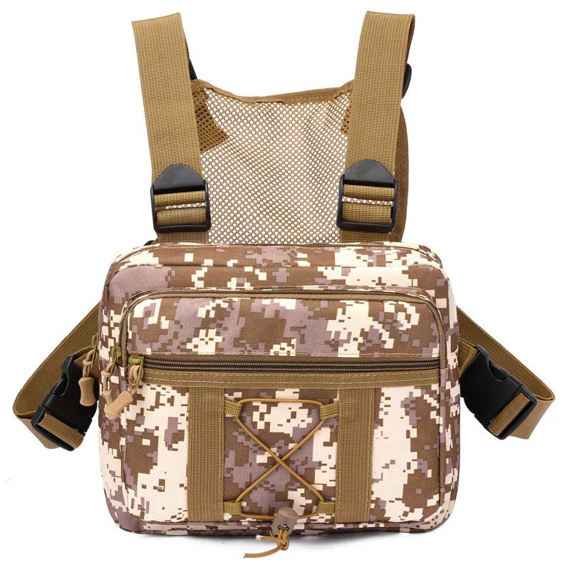 Borsello da Petto Tattico Chest Rig Unisex - Equipaggiamento Impermeabile per Attività all'Aperto