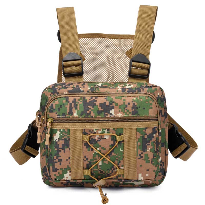 Borsello da Petto Tattico Chest Rig Unisex - Equipaggiamento Impermeabile per Attività all'Aperto