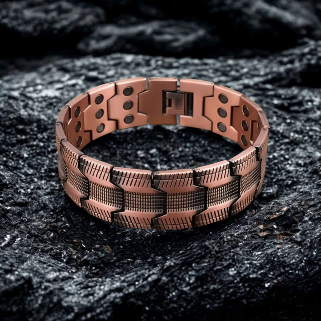Bracciale Magnetico in Rame da Uomo