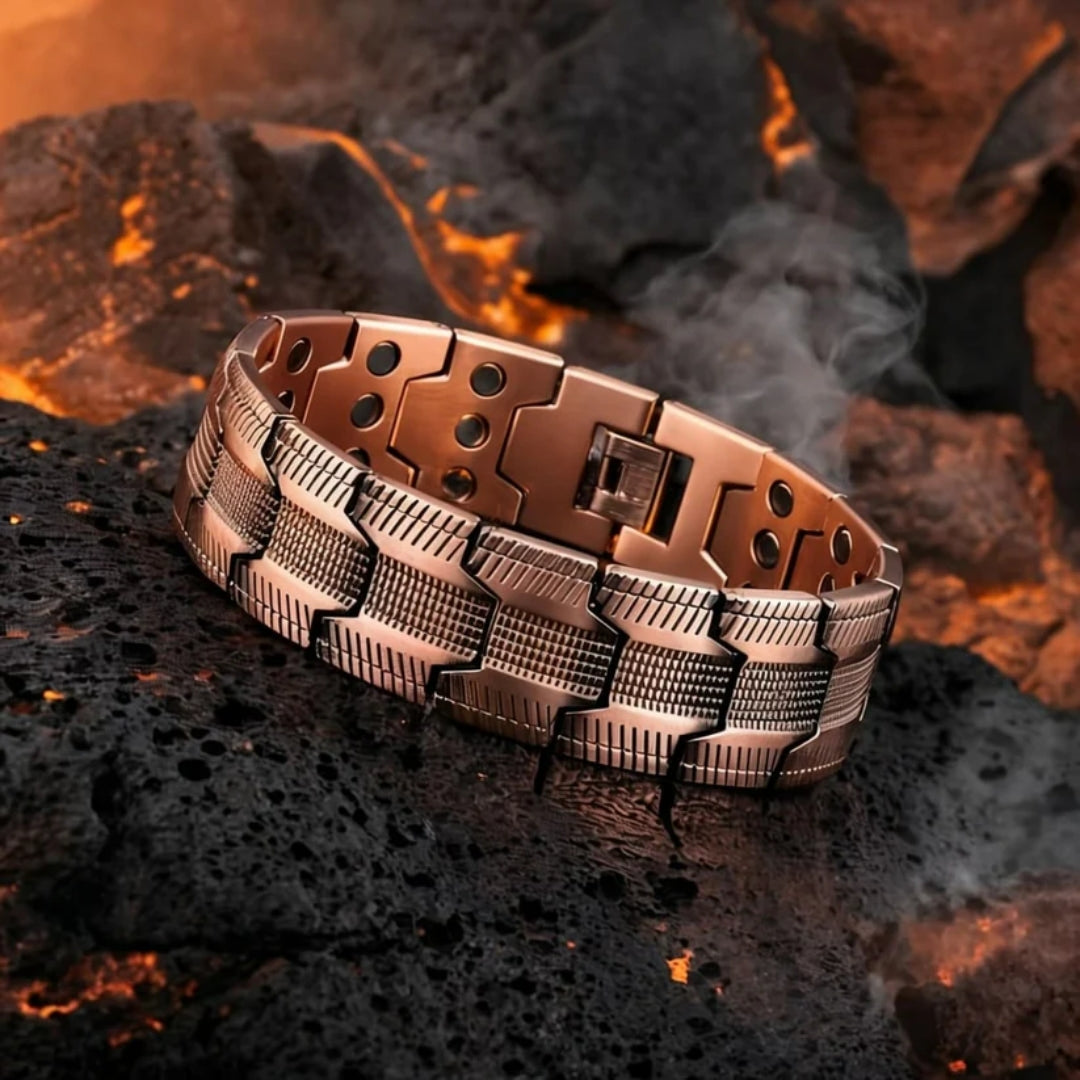 Bracciale Magnetico in Rame da Uomo