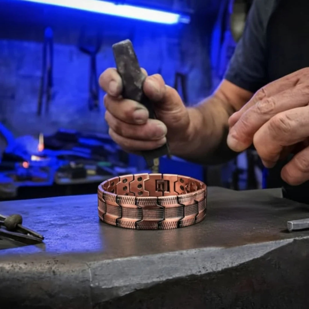 Bracciale Magnetico in Rame da Uomo