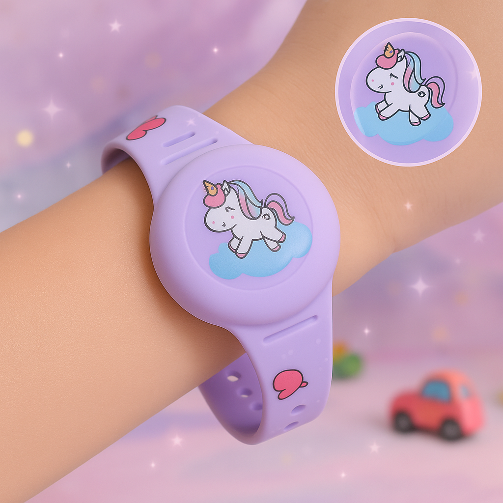 Braccialetto GPS da Bambino in Silicone - Dispositivo di Sicurezza per Localizzazione in Tempo Reale