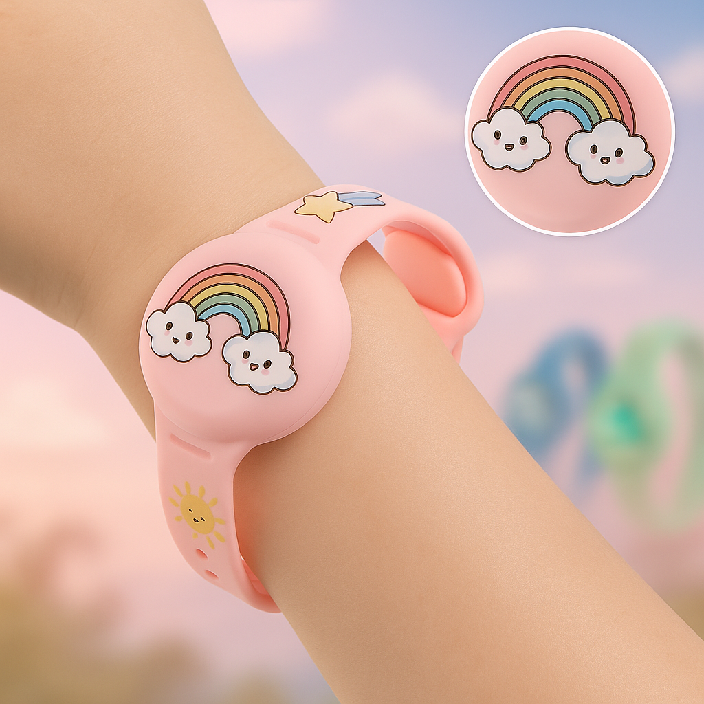 Braccialetto GPS da Bambino in Silicone - Dispositivo di Sicurezza per Localizzazione in Tempo Reale