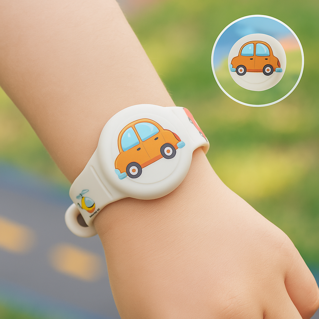 Braccialetto GPS da Bambino in Silicone - Dispositivo di Sicurezza per Localizzazione in Tempo Reale