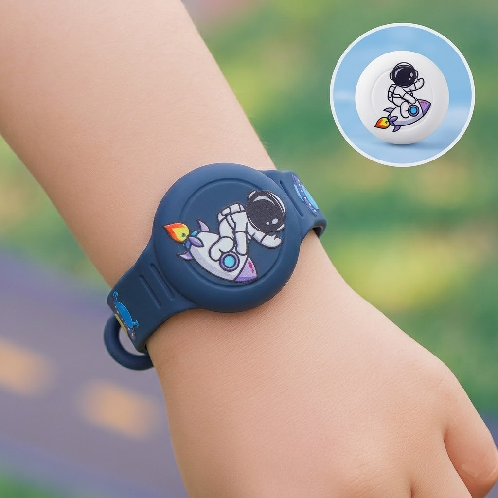 Braccialetto GPS da Bambino in Silicone - Dispositivo di Sicurezza per Localizzazione in Tempo Reale