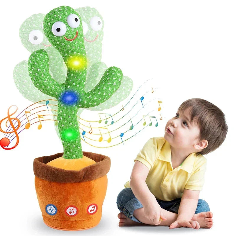 Cactus Giocattolo Interattivo Parlante e Ballerino con Canzoni per Bambini