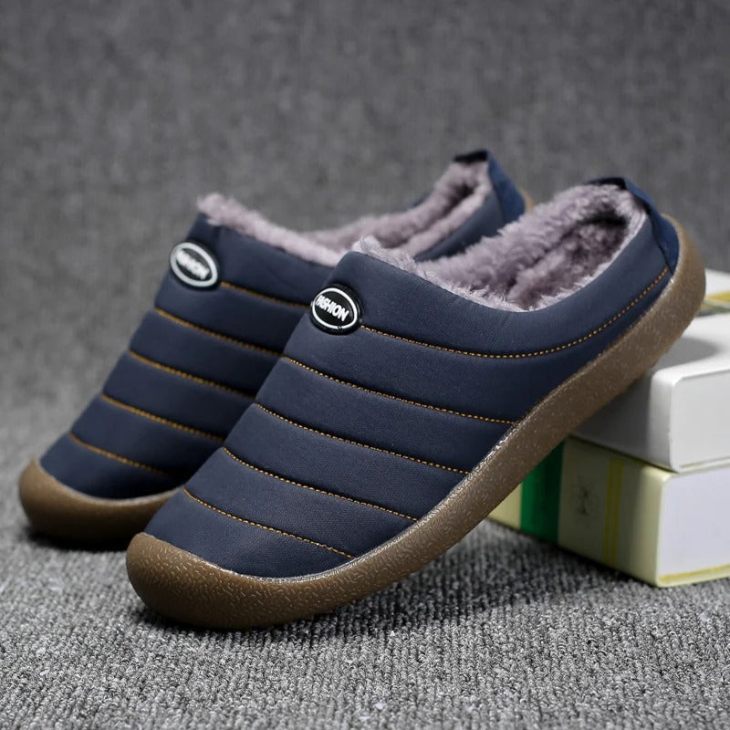 Calde e comode | Pantofole da uomo imbottite e calde | Eleganti e confortevoli