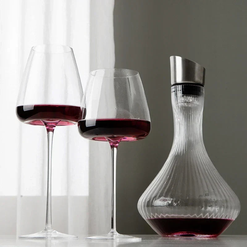 Calici da Vino in Cristallo | Eleganza Fatta a Mano