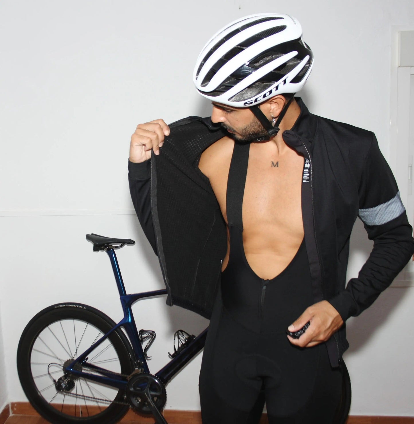 Calzamaglia Termica da Ciclismo da Uomo + Cuscinetto per Sella da Bici