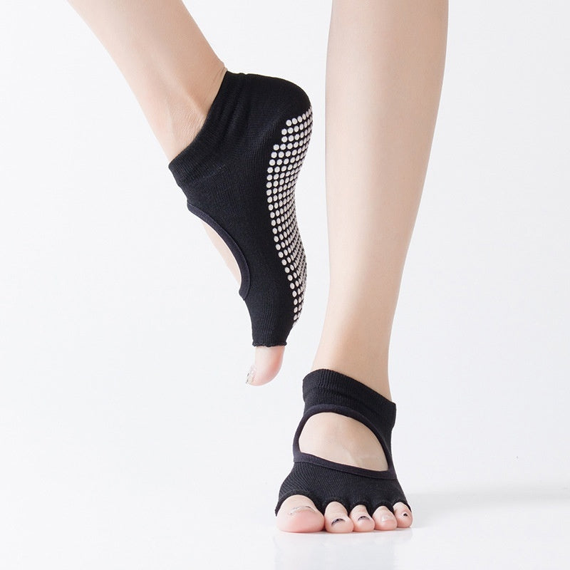 Calze antiscivolo da adulti in cotone con gommini antiscivolo in PVC