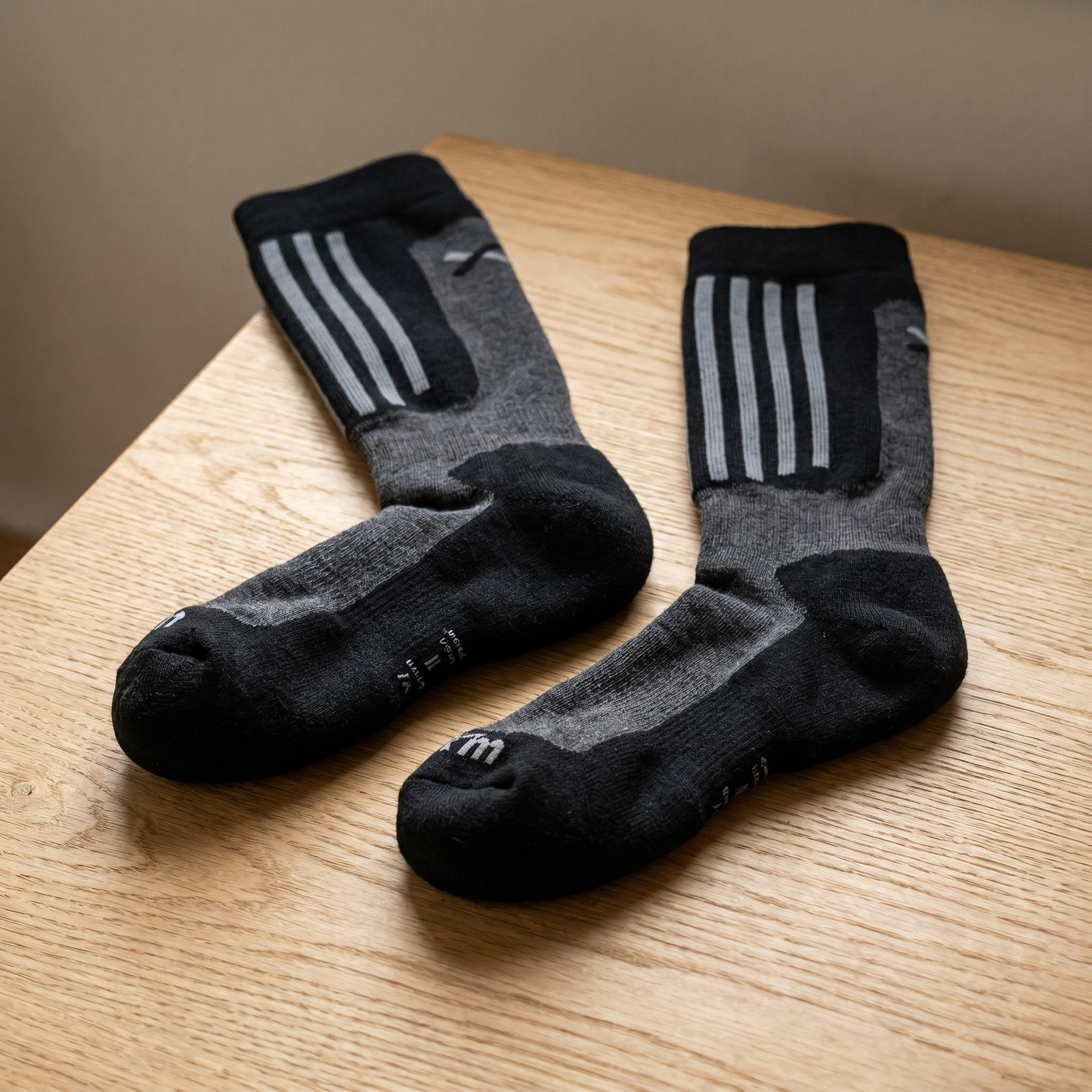 Calze da sci unisex in lana merino | Spessori differenziati | Supporto dell'arco plantare e imbottitura tibiale