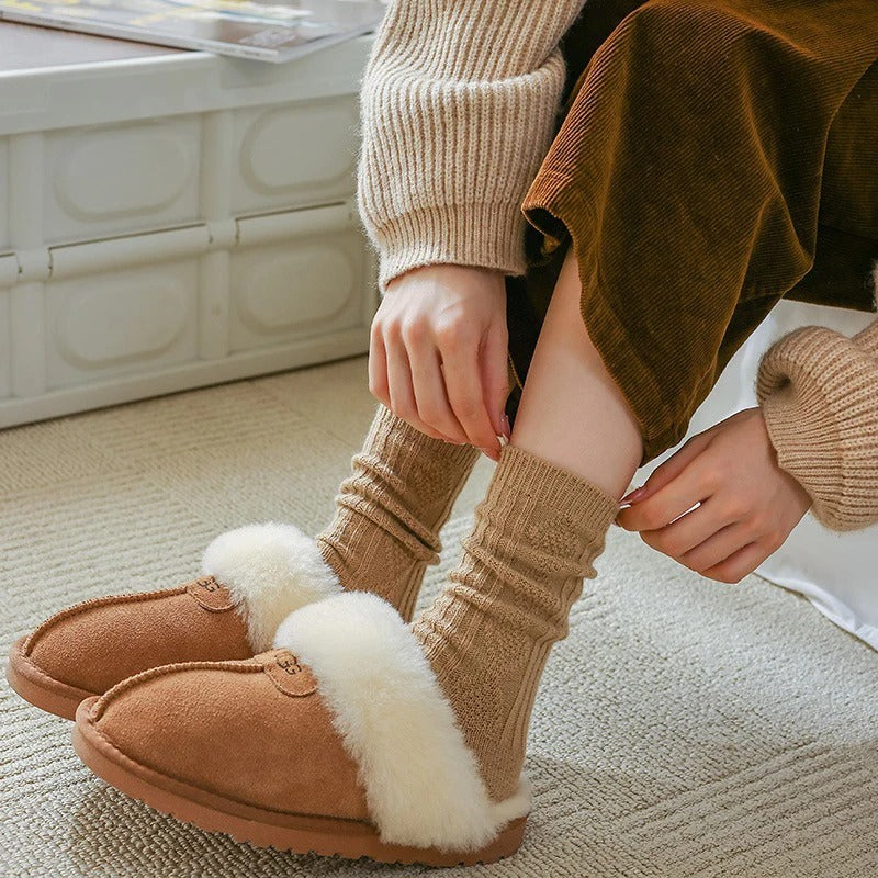 Calzini da donna in lana e cashmere – Confezione da 3 paia