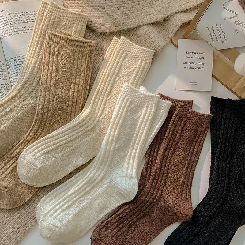 Calzini da donna in lana e cashmere – Confezione da 3 paia