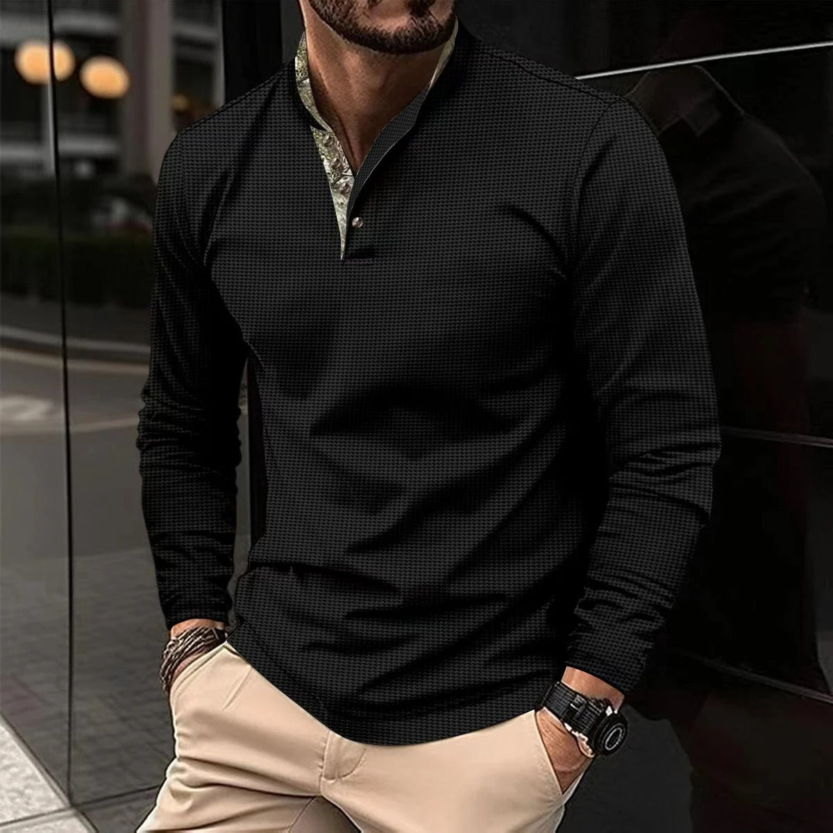 Camicia Casual da Uomo Slim Fit