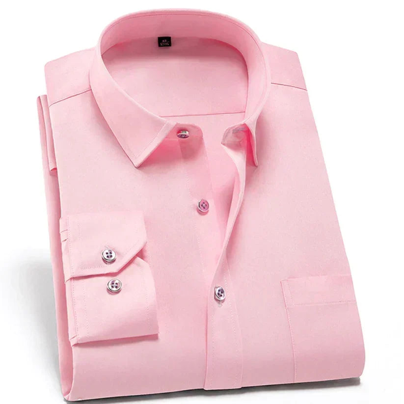 Camicia da Uomo Comoda Stretch Anti-Piega Vestibilità Modern Fit
