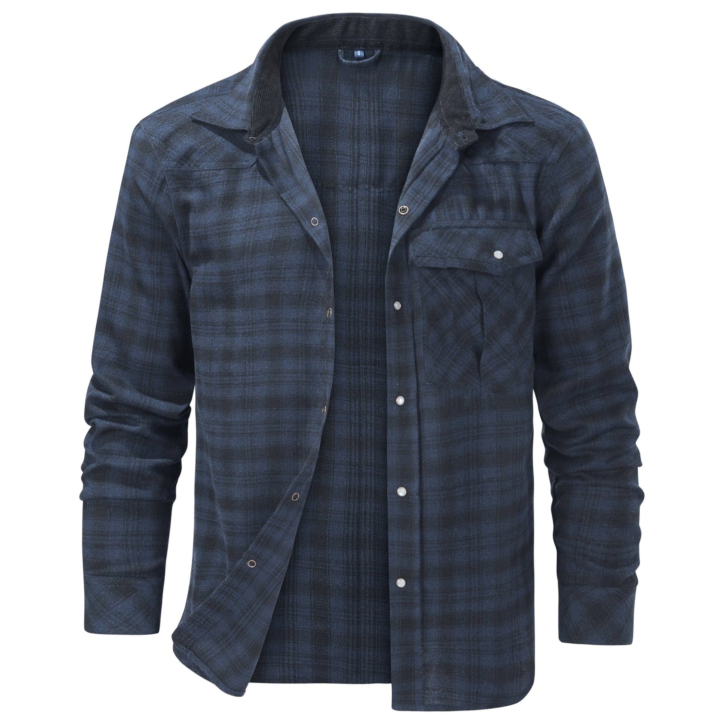 Camicia da Uomo in Flanella dal Design Confortevole