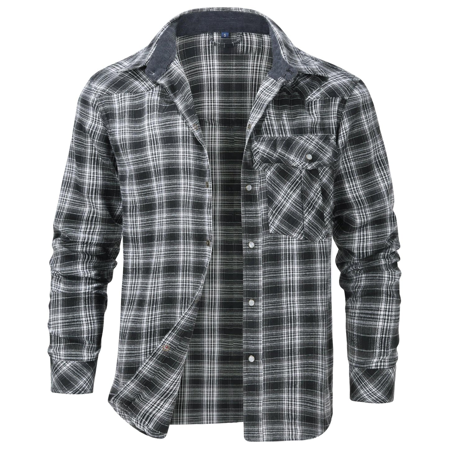 Camicia da Uomo in Flanella dal Design Confortevole