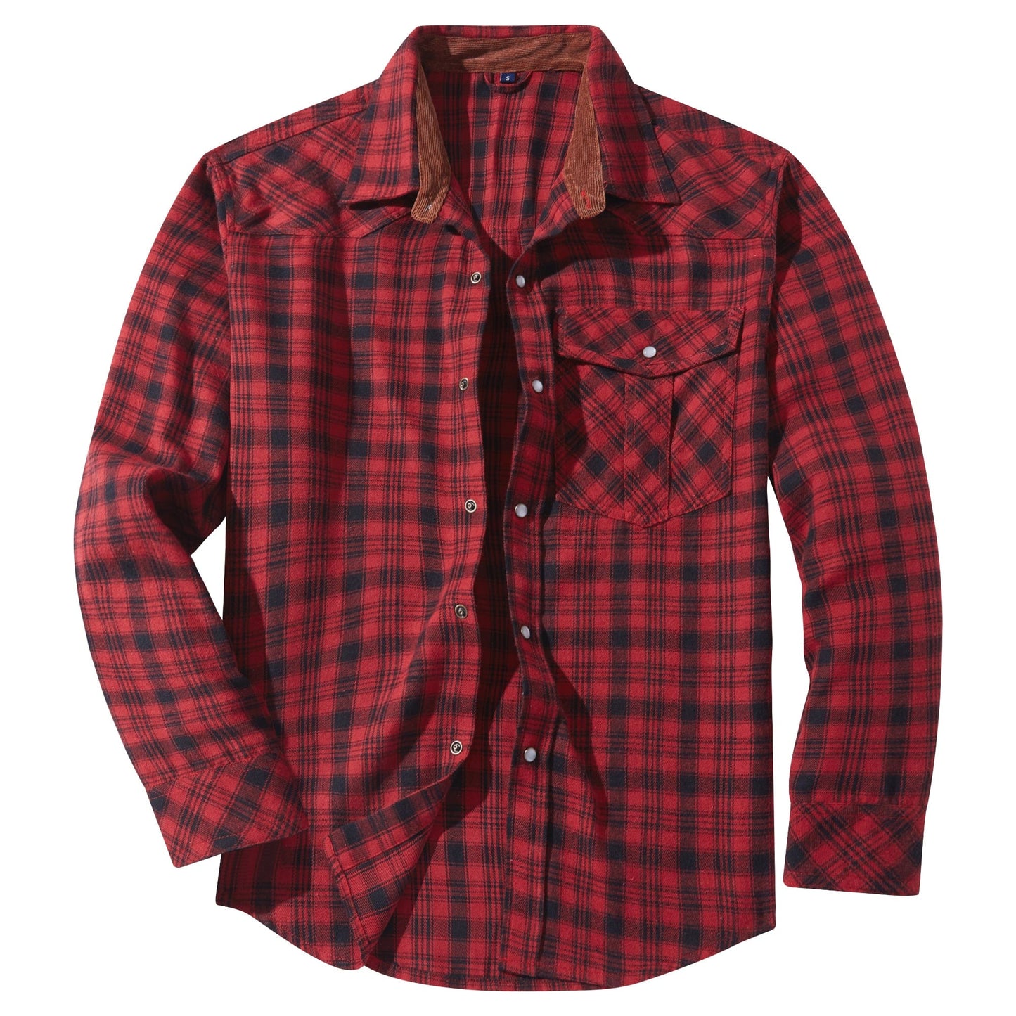 Camicia da Uomo in Flanella dal Design Confortevole