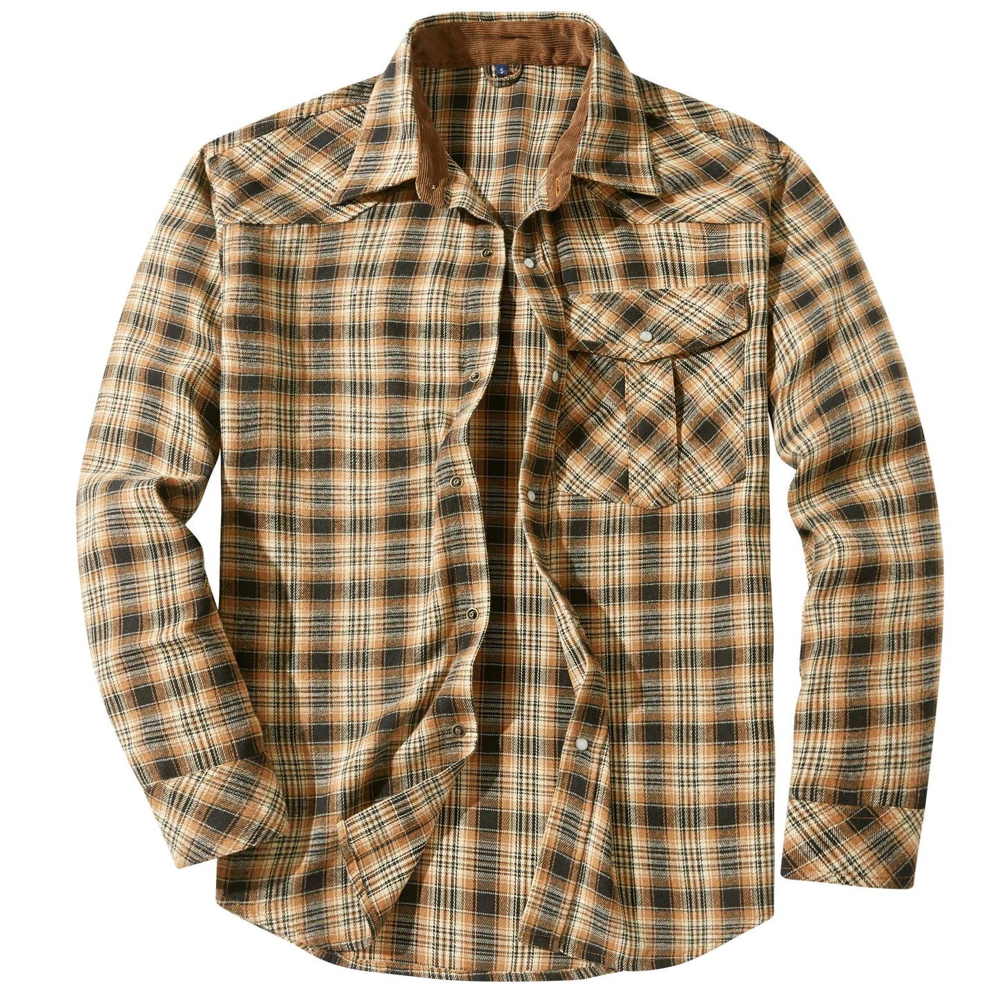 Camicia da Uomo in Flanella dal Design Confortevole