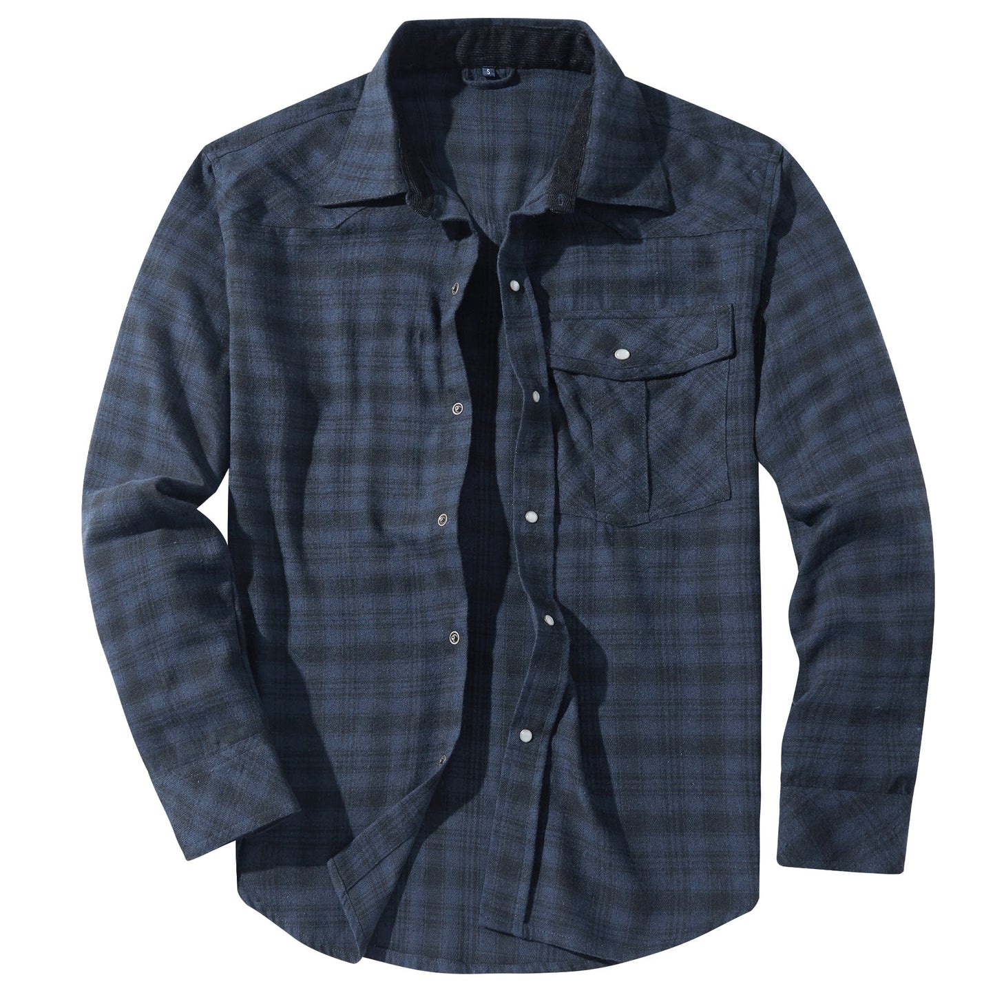 Camicia da Uomo in Flanella dal Design Confortevole