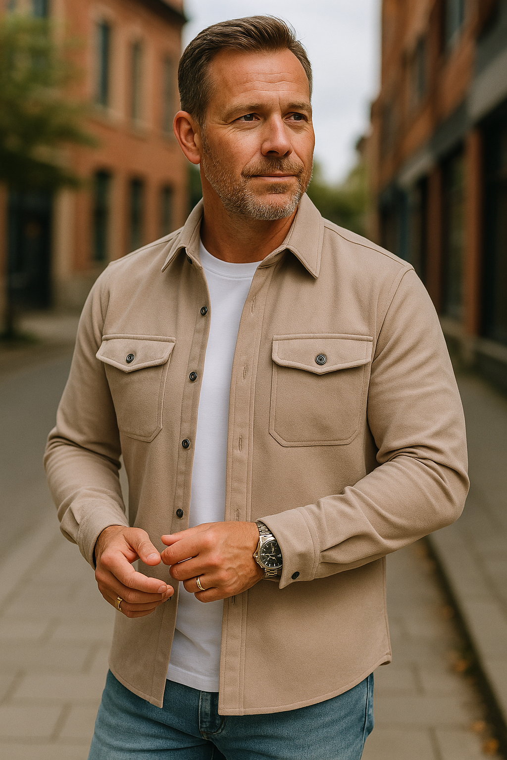 Camicia da uomo moderna ed elegante