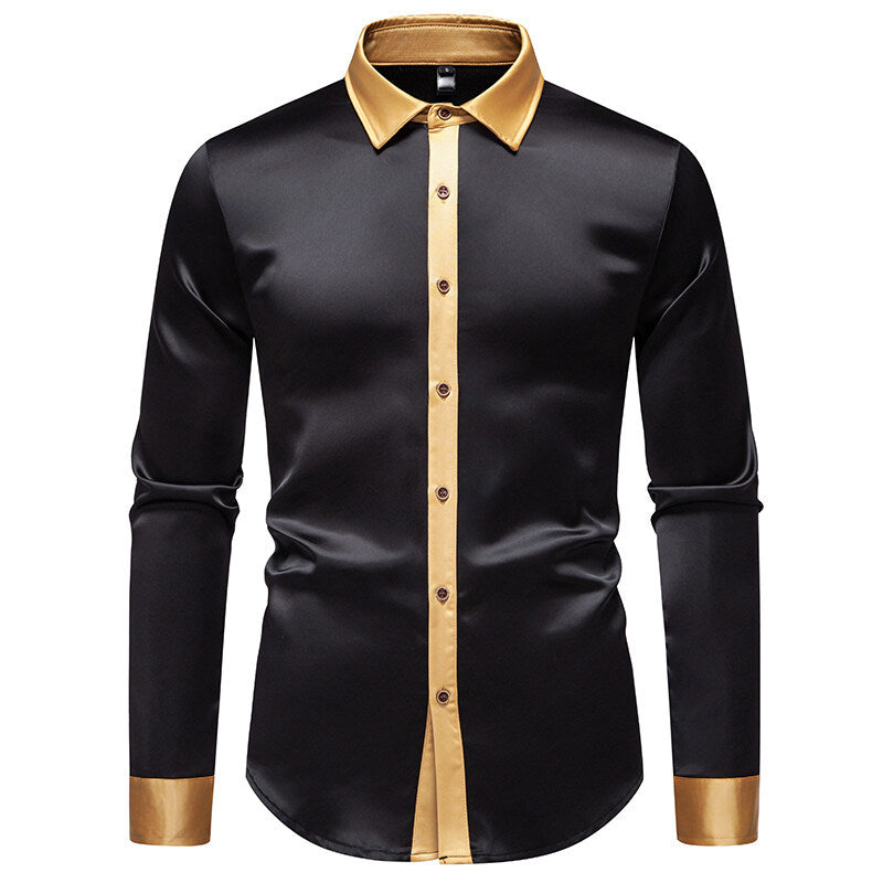 Camicia elegante a maniche lunghe con dettagli