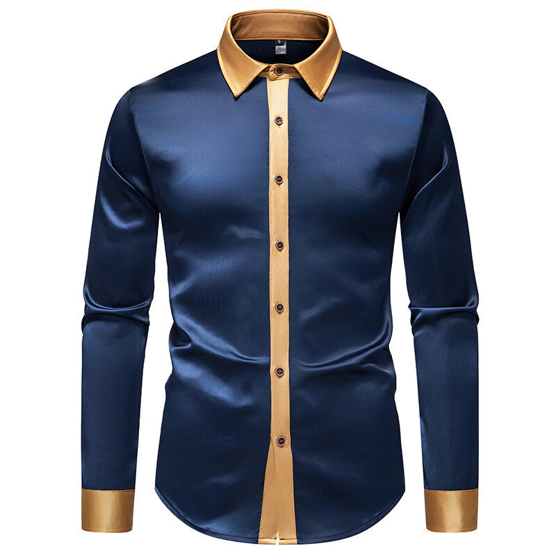 Camicia elegante a maniche lunghe con dettagli