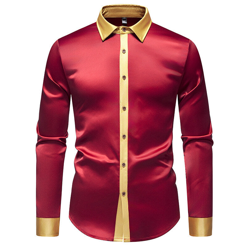 Camicia elegante a maniche lunghe con dettagli