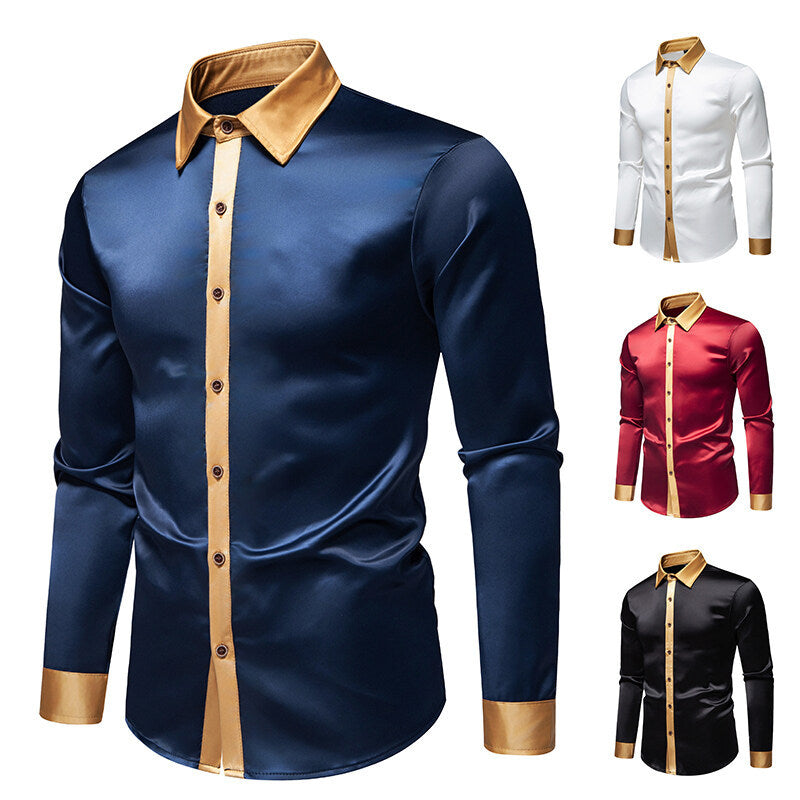 Camicia elegante a maniche lunghe con dettagli