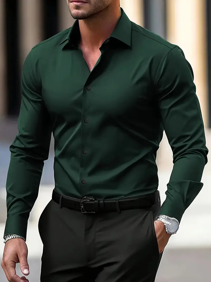 Camicia Elegante da Uomo Slim Fit