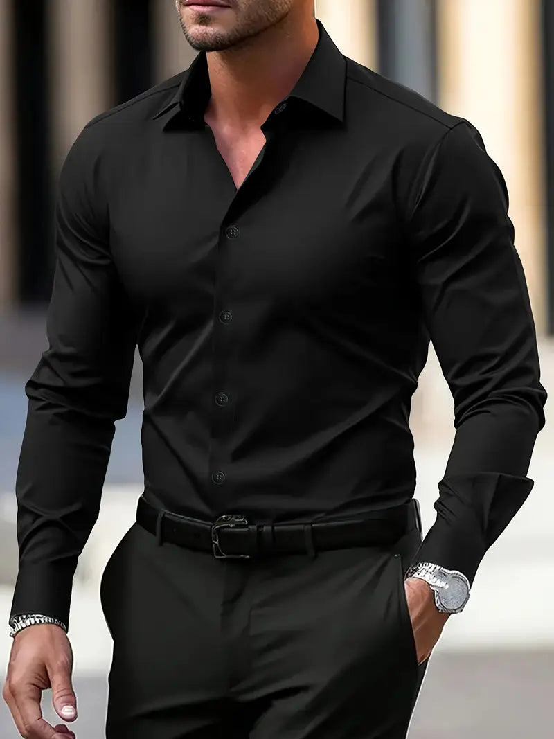 Camicia Elegante da Uomo Slim Fit