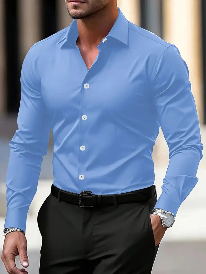 Camicia Elegante da Uomo Slim Fit