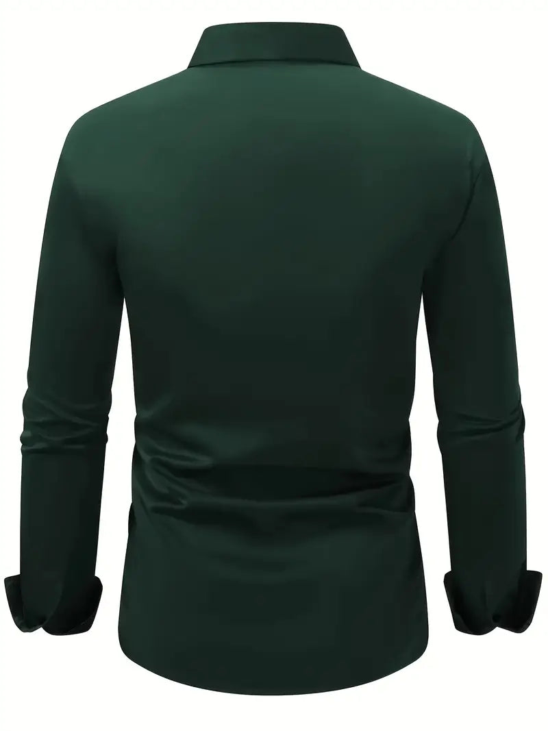 Camicia Elegante da Uomo Slim Fit