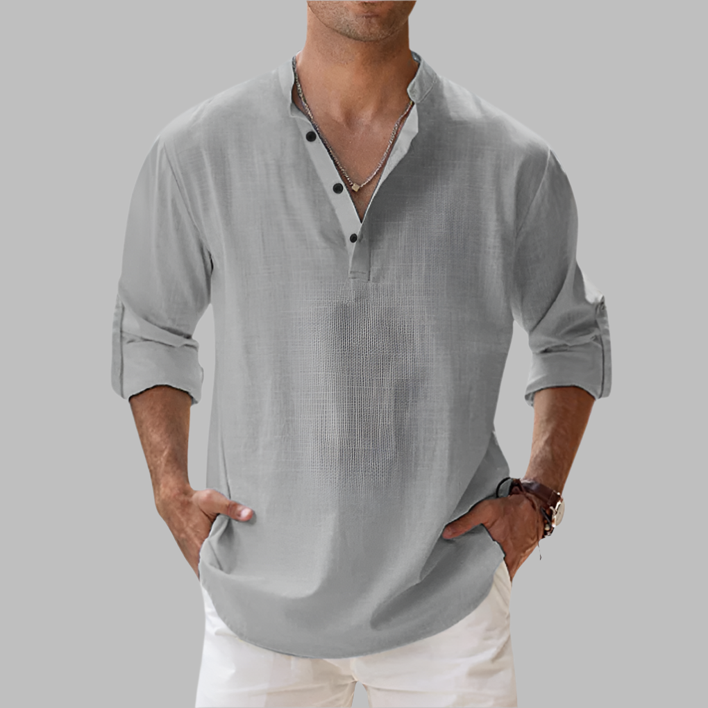 Camicia estiva da uomo vestibilità comoda