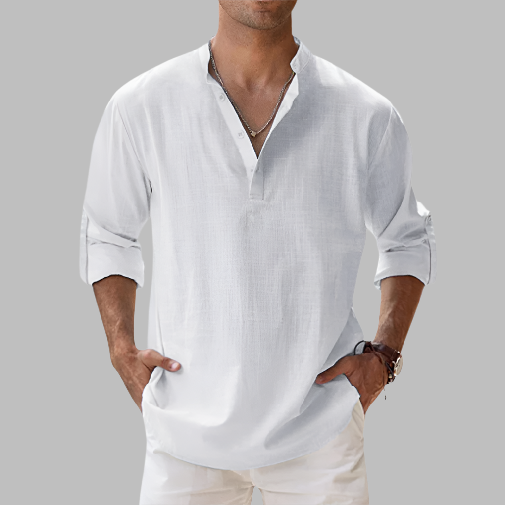 Camicia estiva da uomo vestibilità comoda