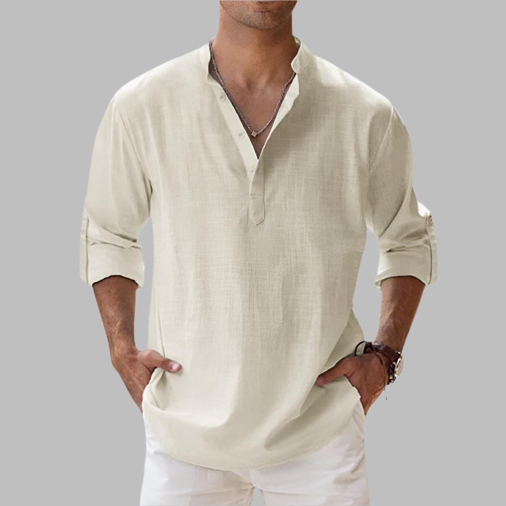 Camicia estiva da uomo vestibilità comoda