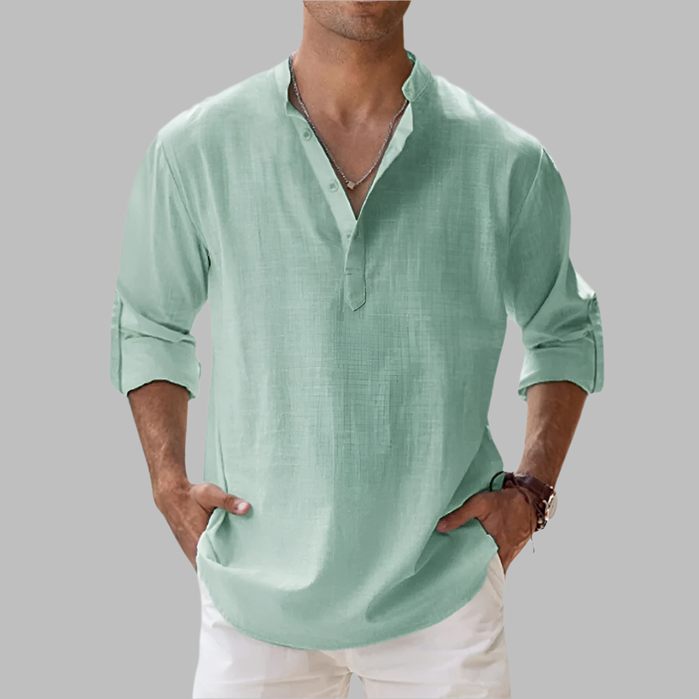 Camicia estiva da uomo vestibilità comoda